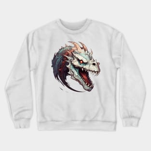 Demonic dragon skull Crewneck Sweatshirt